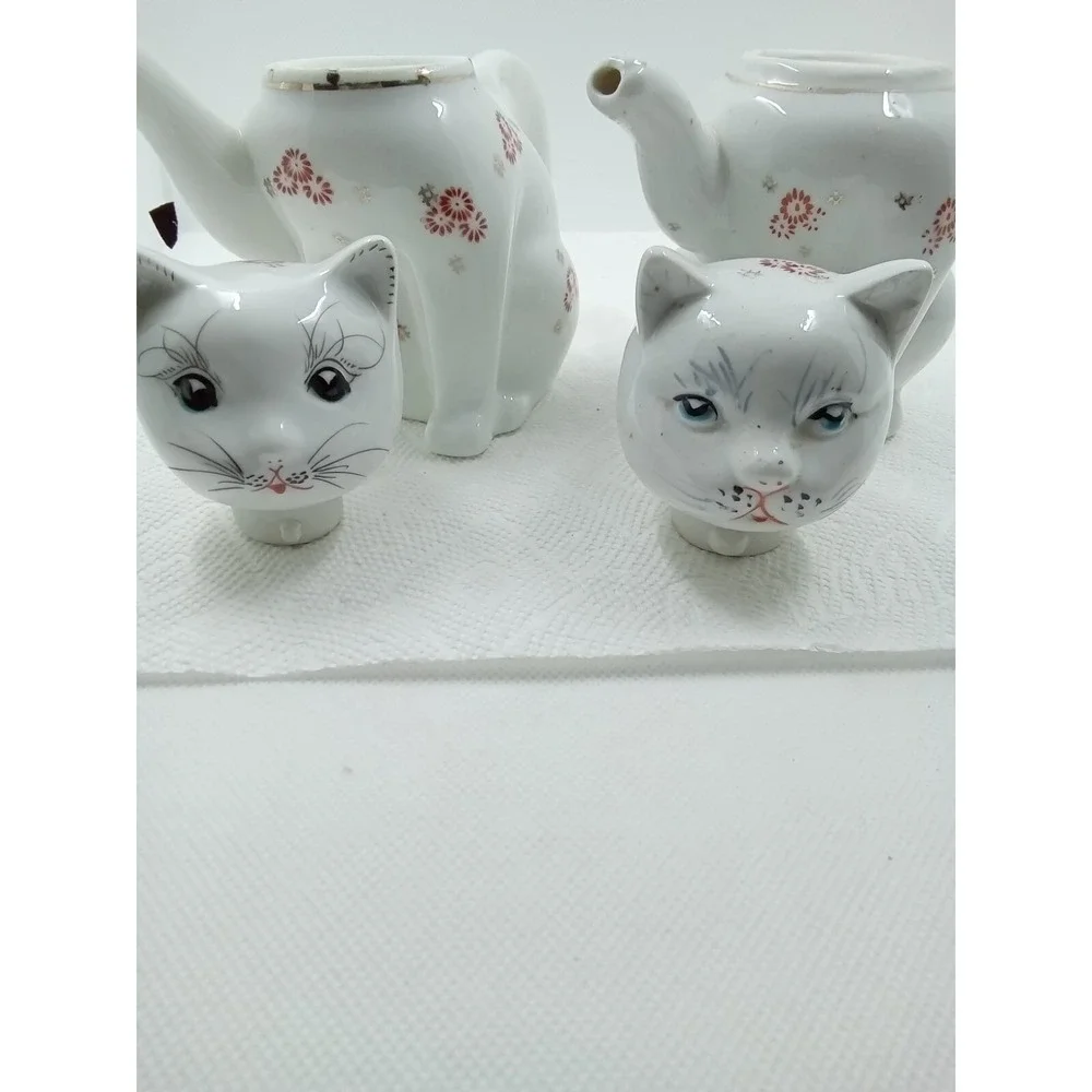 Lucky Cat Teapot‎ & Creamer
